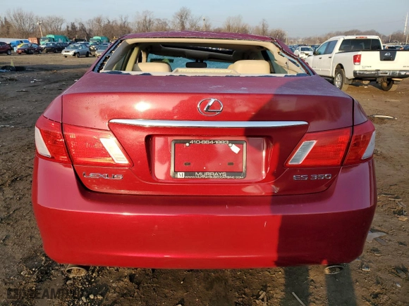 2009 Lexus ES 350 with VIN JTHBJ46G992285489, listed as a Copart auction lot 86587374 with 152,277 mi miles and Salvage Title. Bid and sale history available at carsss.com. Image 6.