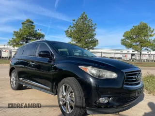 2013 Infiniti JX35 with VIN 5N1AL0MN2DC326710, listed as a Copart auction lot 80642574 with 174,686 mi miles and Clean Title. Bid and sale history available at carsss.com. Image 1.