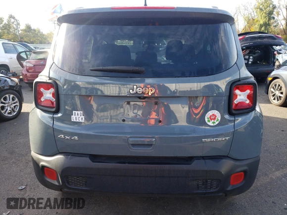 2018 Jeep Renegade Sport z VIN ZACCJBAH4JPH17653, wystawiony jako Copart lot #70903603 z przebiegiem 61 157 mil mil oraz . Historia ofert i sprzedaży dostępna na DreamBid. Obrazek 6.