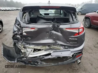 2021 Acura RDX w/Technology Package with VIN 5J8TC2H56ML000834, listed as a Copart auction lot 84500614 with 56,396 mi miles and Salvage Title. Bid and sale history available at carsss.com. Image 6.