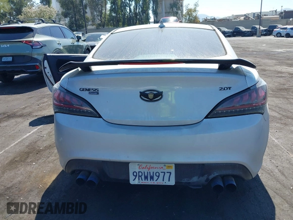 2012 Hyundai Genesis Coupe 2.0T with VIN KMHHT6KD2CU065955, listed as a IAAI auction lot 42615892 with 122,215 mi miles and . Bid and sale history available at DreamBid. Image 13.