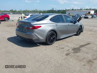 2025 Toyota Camry LE with VIN 4T1DAACK5SU539156, listed as a IAAI auction lot 42054268 with 5,705 mi miles and . Bid and sale history available at DreamBid. Image 4.