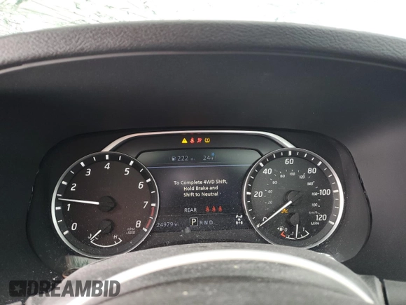 2024 Nissan Frontier SV z VIN 1N6ED1FK3RN618063, wystawiony jako Copart lot #45242025 z przebiegiem 24 979 mil mil oraz Szkoda całkowita • Salvage title. Historia ofert i sprzedaży dostępna na DreamBid. Obrazek 9.