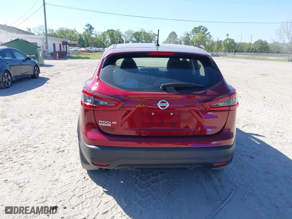 2021 Nissan Rogue Sport S with VIN JN1BJ1AV8MW311641, listed as a IAAI auction lot 41752296 with 38,144 mi miles. Bid and sale history available at carsss.com. Image 17.