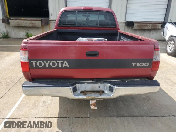 1996 Toyota T100 DX z VIN JT4TN12D9T0019400, wystawiony jako Copart lot #61257125 z przebiegiem 248 396 mil mil oraz Czysty tytuł • Clean title. Historia ofert i sprzedaży dostępna na DreamBid. Obrazek 6.
