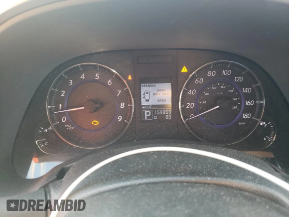 2013 Infiniti FX with VIN JN8CS1MU9DM141789, listed as a Copart auction lot 75931563 with 159,869 mi miles and Salvage title. Bid and sale history available at DreamBid. Image 9.