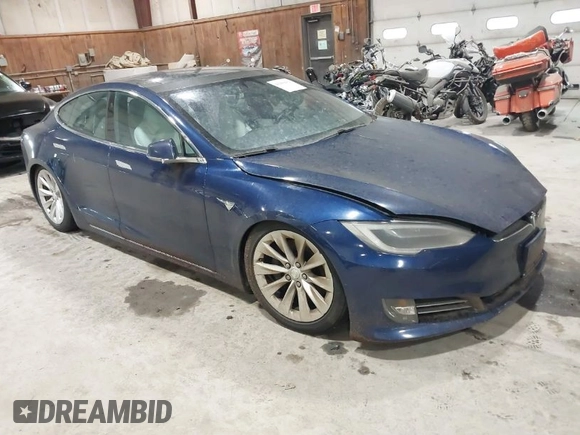 2018 Tesla Model S 75D with VIN 5YJSA1E24JF257817, listed as a IAAI auction lot 41960439 with 61,971 mi miles and . Bid and sale history available at DreamBid. Image 1.