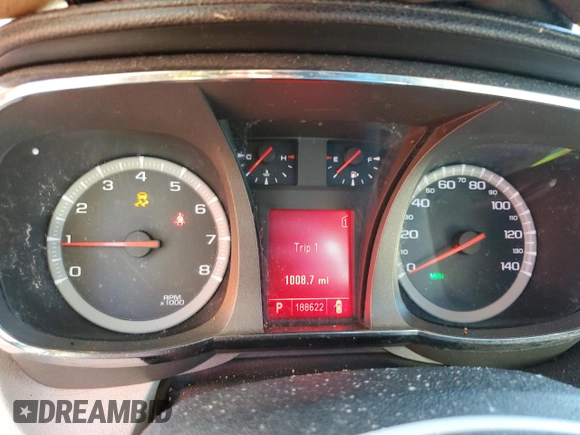 2011 GMC Terrain SLT-2 with VIN 2CTFLXEC8B6295568, listed as a Copart auction lot 70779954 with 188,622 mi miles and Salvage Title. Bid and sale history available at DreamBid. Image 9.