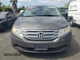 2013 Honda Odyssey EX-L with VIN 5FNRL5H60DB071498, listed as a Copart auction lot 53368995 with 135,318 mi miles and Salvage Title. Bid and sale history available at carsss.com. Image 5.