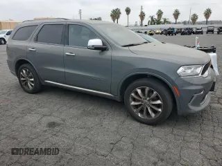 2021 Dodge Durango Citadel with VIN 1C4RDJEG7MC694505, listed as a Copart auction lot 65630795 with 105,060 mi miles and Clean title. Bid and sale history available at DreamBid. Image 4.