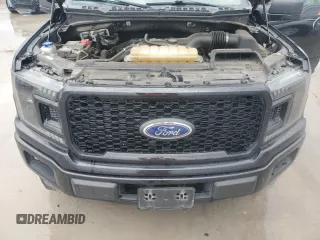 2020 Ford F-150 XL with VIN 1FTEW1CP6LFB32989, listed as a Copart auction lot 54590185 with 51,254 mi miles and Salvage Title. Bid and sale history available at DreamBid. Image 11.