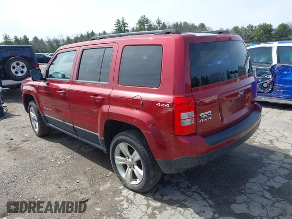 2012 Jeep Patriot Sport with VIN 1C4NJRBB7CD604034, listed as a IAAI auction lot 41959548 with 190,268 mi miles and . Bid and sale history available at DreamBid. Image 3.