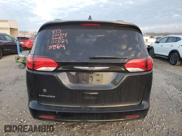 2021 Chrysler Voyager LXi with VIN 2C4RC1DG7MR538864, listed as a Copart auction lot 82931624 with 97,819 mi miles and Salvage Title. Bid and sale history available at DreamBid. Image 6.
