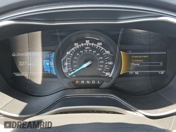 2020 Ford Fusion SE with VIN 3FA6P0H79LR129422, listed as a Copart auction lot 58748455 with 134,292 mi miles and Clean title. Bid and sale history available at DreamBid. Image 9.