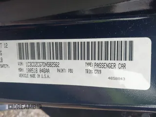 2013 Dodge Avenger SXT with VIN 1C3CDZCG7DN582562, listed as a IAAI auction lot 42084933 with 48,537 mi miles and . Bid and sale history available at carsss.com. Image 9.
