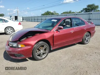 2002 Mitsubishi Galant ES z VIN 4A3AA46G02E153719, wystawiony jako Copart lot #65781504 z przebiegiem 341 516 mil mil oraz Szkoda całkowita • Salvage title. Historia ofert i sprzedaży dostępna na DreamBid. Obrazek 1.