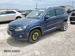 2016 Volkswagen Tiguan SE with VIN WVGAV7AX4GW011211, listed as a Copart auction lot 59379325 with 48,522 mi miles and Salvage title. Bid and sale history available at DreamBid. Image 1.