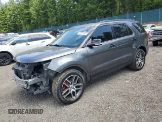 2017 Ford Explorer Sport z VIN 1FM5K8GT4HGA43785, wystawiony jako Copart lot #60222835 z przebiegiem 108 091 mil mil oraz Szkoda całkowita • Salvage title. Historia ofert i sprzedaży dostępna na DreamBid. Obrazek 1.