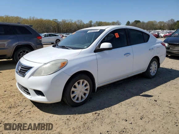 2012 Nissan Versa SL with VIN 3N1CN7AP1CL896340, listed as a Copart auction lot 50656895 with 153,317 mi miles and Clean Title. Bid and sale history available at carsss.com. Image 1.