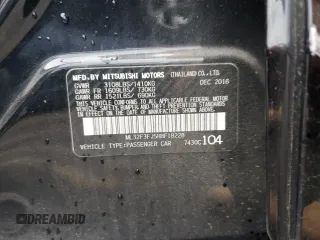2017 Mitsubishi Mirage ES z VIN ML32F3FJ5HHF18228, wystawiony jako Copart lot #55814975 z przebiegiem 81 565 mil mil oraz Szkody całkowita. Historia ofert i sprzedaży dostępna na DreamBid. Obrazek 12.