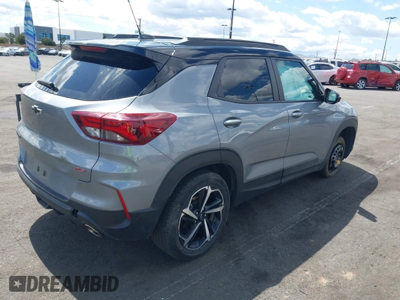 2023 Chevrolet TrailBlazer RS with VIN KL79MTSL4PB138320, listed as a IAAI auction lot 41920580 with 21,058 mi miles and . Bid and sale history available at DreamBid. Image 4.