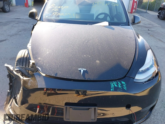2020 Tesla Model Y Long Range with VIN 5YJYGDEF2LF037298, listed as a IAAI auction lot 37832056 with 40,417 mi miles and . Bid and sale history available at DreamBid. Image 10.