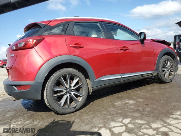 2018 Mazda CX-3 Grand Touring with VIN JM1DKFD70J0323973, listed as a Copart auction lot 73379484 with 127,773 mi miles and Salvage Title. Bid and sale history available at carsss.com. Image 3.