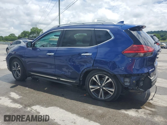 2017 Nissan Rogue SL with VIN 5N1AT2MV5HC730196, listed as a Copart auction lot 58900045 with 88,887 mi miles and Salvage title. Bid and sale history available at DreamBid. Image 2.