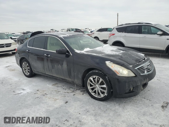2012 Infiniti G37 x with VIN JN1CV6AR9CM673089, listed as a Copart auction lot 41621245 with 213,749 mi miles and Salvage Title. Bid and sale history available at DreamBid. Image 4.