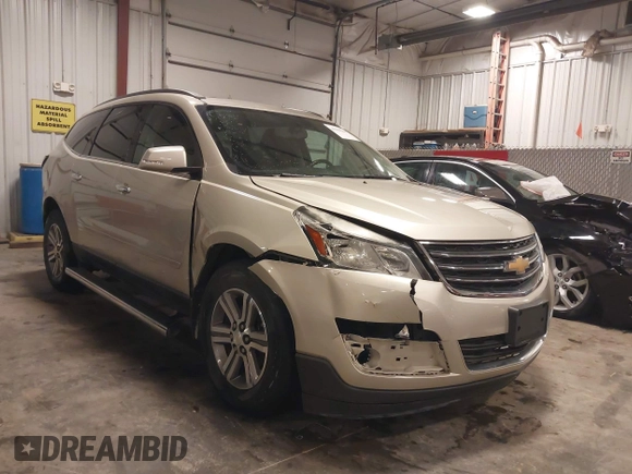 2016 Chevrolet Traverse LT with VIN 1GNKVGKD5GJ267827, listed as a IAAI auction lot 41962344 with 206,806 mi miles and . Bid and sale history available at DreamBid. Image 1.