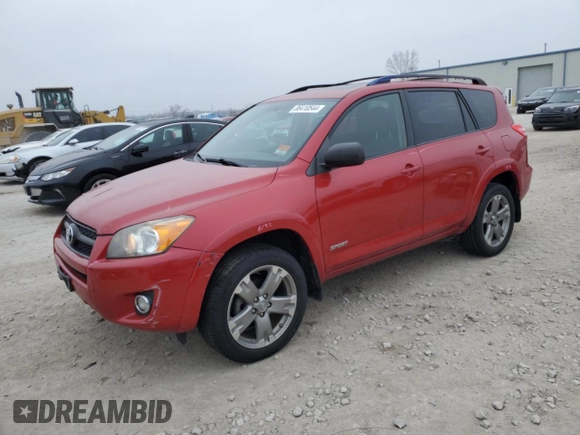 2009 Toyota RAV4 Sport with VIN JTMZF32V595007266, listed as a Copart auction lot 86410544 with 215,553 mi miles and Salvage title. Bid and sale history available at DreamBid. Image 1.