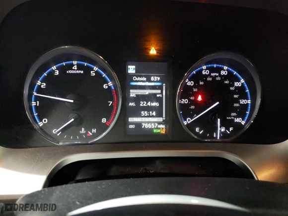 2018 Toyota RAV4 Limited with VIN JTMDFREV2JJ207798, listed as a Copart auction lot 53520235 with 76,657 mi miles and Salvage Title. Bid and sale history available at carsss.com. Image 9.
