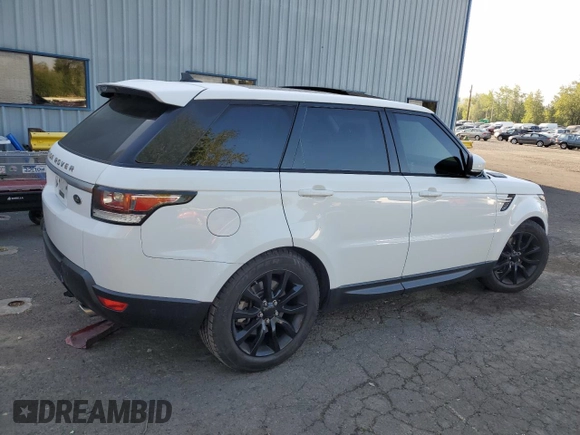 2015 Land Rover Range Rover Sport HSE with VIN SALWR2VF6FA534401, listed as a Copart auction lot 54190775 with 81,329 mi miles and Salvage title. Bid and sale history available at DreamBid. Image 3.