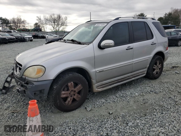 2005 Mercedes-Benz M 500 z VIN 4JGAB75E35A532559, wystawiony jako Copart lot #85321484 z przebiegiem 305 999 mil mil oraz Szkoda całkowita • Salvage title. Historia ofert i sprzedaży dostępna na DreamBid. Obrazek 1.