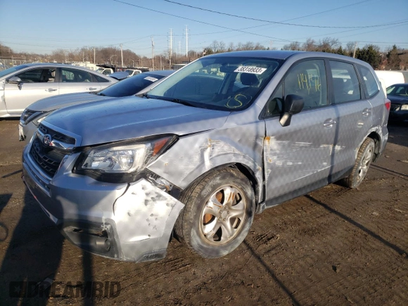 2017 Subaru Forester with VIN JF2SJAAC2HH504259, listed as a Copart auction lot 38318933 with 114,146 mi miles. Bid and sale history available at carsss.com. Image 1.