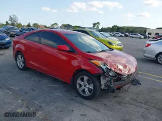 2013 Hyundai Elantra Coupe GS with VIN KMHDH6AE2DU012829, listed as a IAAI auction lot 41503736 with 89,859 mi miles. Bid and sale history available at carsss.com. Image 1.