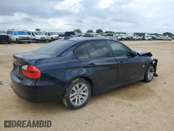 2007 BMW 3 Series 328xi with VIN WBAVC93567KX57005, listed as a Copart auction lot 55769865 with Not provided miles and Non repairable. Bid and sale history available at DreamBid. Image 3.