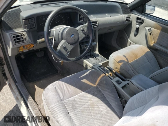 1988 Ford Mustang with VIN 1FABP41A6JF284130, listed as a Copart auction lot 60257045 with 38,867 mi miles and Clean title. Bid and sale history available at DreamBid. Image 8.