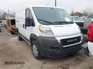 2019 Ram ProMaster Cargo with VIN 3C6TRVAG5KE507151, listed as a IAAI auction lot 41604501 with 150,767 mi miles and . Bid and sale history available at carsss.com. Image 1.