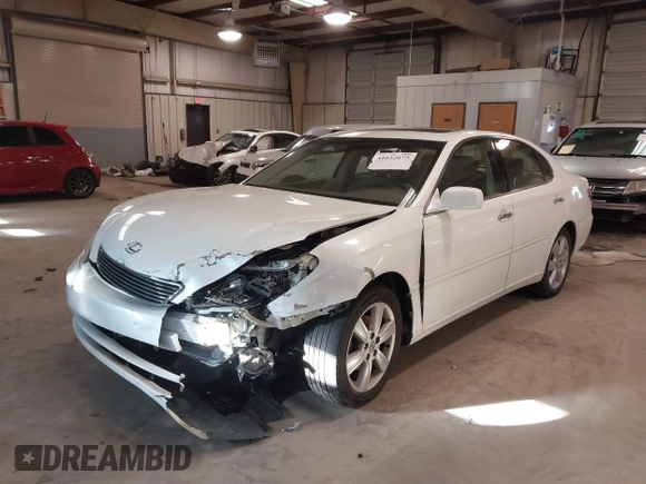 2005 Lexus ES 330 with VIN JTHBA30G955076779, listed as a IAAI auction lot 41622673 with 209,363 mi miles. Bid and sale history available at carsss.com. Image 17.