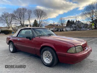 1990 Ford Mustang with VIN 1FACP44A8LF156118, listed as a Copart auction lot 41930405 with 58,620 mi miles and Clean title. Bid and sale history available at DreamBid. Image 1.