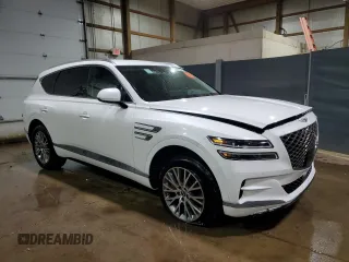 2024 Genesis GV80 with VIN KMUHBDSB5RU170442, listed as a Copart auction lot 58028895 with 25,823 mi miles and Salvage title. Bid and sale history available at DreamBid. Image 4.