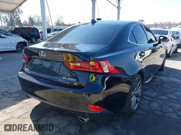 2016 Lexus IS 200t z VIN JTHBA1D21G5019532, wystawiony jako IAAI lot #42142733 z przebiegiem 85 411 mil mil oraz . Historia ofert i sprzedaży dostępna na DreamBid. Obrazek 4.