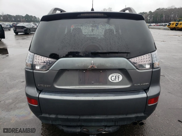 2008 Mitsubishi Outlander LS with VIN JA4MT31X28Z010696, listed as a Copart auction lot 45041685 with 224,177 mi miles and Salvage Title. Bid and sale history available at carsss.com. Image 6.