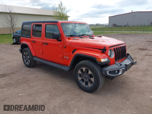 2018 Jeep Wrangler Unlimited Sahara с VIN 1C4HJXEG4JW304820, выставлен на аукционе IAAI как лот 42206997 с пробегом 113 047 миль миль и . История ставок и продаж доступна на DreamBid. Изображение 1.