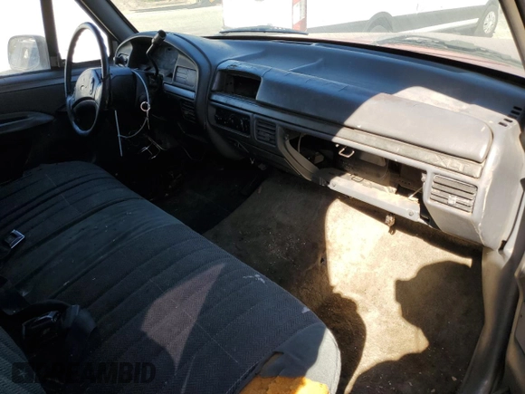 1993 Ford F-150 with VIN 1FTEX15H2PKB81848, listed as a Copart auction lot 76837684 with 199,172 mi miles and Salvage title. Bid and sale history available at DreamBid. Image 8.