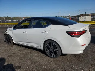 2020 Nissan Sentra SR with VIN 3N1AB8DV4LY299654, listed as a Copart auction lot 51071195 with 46,092 mi miles and Salvage Title. Bid and sale history available at carsss.com. Image 2.