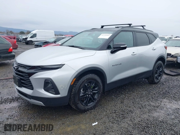 2022 Chevrolet Blazer LT with VIN 3GNKBJRS5NS146110, listed as a IAAI auction lot 41528562 with 27,761 mi miles and . Bid and sale history available at DreamBid. Image 2.
