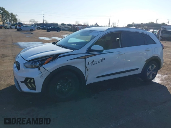 2020 Kia Niro LX with VIN KNDCB3LC8L5439162, listed as a IAAI auction lot 41397008 with 93,082 mi miles. Bid and sale history available at carsss.com. Image 6.