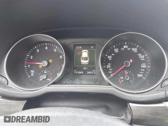 2017 Volkswagen Passat SE z VIN 1VWGT7A30HC031442, wystawiony jako IAAI lot #42008142 z przebiegiem 171 069 mil mil oraz . Historia ofert i sprzedaży dostępna na DreamBid. Obrazek 7.